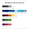 tank top color chart - Shiba Inu Gifts Store