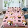 Shiba Inu Duvet Cover Set Cute Shiba Inu Bedding Set Cute Yellow Dog Cartoon Animal Farmhouse 2 - Shiba Inu Gifts