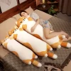 130cm Giant Long Shiba Inu Dog Plush Toy Throw Pillow Stuffed Soft Animal Corgi Chai Cushion 3 - Shiba Inu Gifts Store