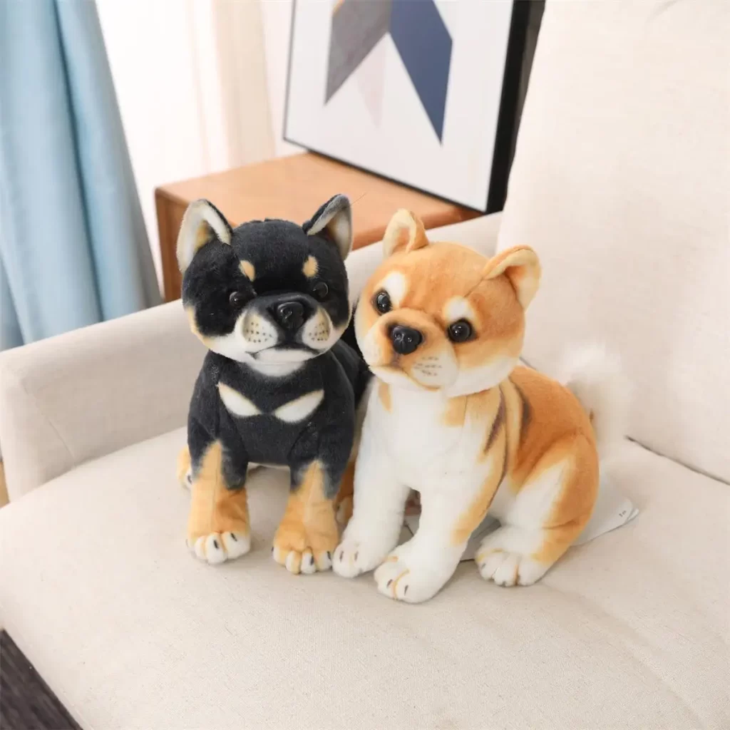 20 35cm Lovely Shiba Inu Dog Plush Toys Cute Sitting Lying Puppy Dolls Stuffed Soft Animal 1 - Shiba Inu Gifts Store