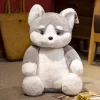 22 32 42cm Cute And Lazy Animal Shiba Inu Husky Cat Panda Plush Toy Pillow Soft 3 - Shiba Inu Gifts Store
