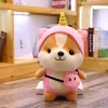 25cm Cute squirrel Shiba Inu Dog Plush Toy Stuffed Soft Animal Corgi Chai Pillow Christmas Gift 1 - Shiba Inu Gifts Store