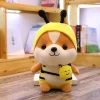 25cm Cute squirrel Shiba Inu Dog Plush Toy Stuffed Soft Animal Corgi Chai Pillow Christmas Gift 2 - Shiba Inu Gifts Store