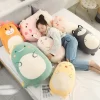 40 80cm Kawaii Animal Shiba Inu Dinosaur Rabbit Mouse Plush Toys Cartoon Stuffed Soft Pillow Back 5 - Shiba Inu Gifts Store