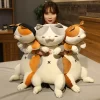 Cute Shiba Inu Dog Plush Toys Cartoon Long Cat Stuffed Animals Sleep Pillow Boyfriend Office Huggable 1 - Shiba Inu Gifts Store
