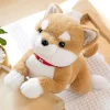 Lifelike Shiba Inu Dog Plush Toys Simulation Stuffed Puppy Corgi Doll Soft Kawaii Cartoon Animal Pillow - Shiba Inu Gifts Store