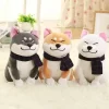 Wear scarf Shiba Inu dog plush toy soft stuffed dog toy good valentines gifts for girlfriend - Shiba Inu Gifts Store