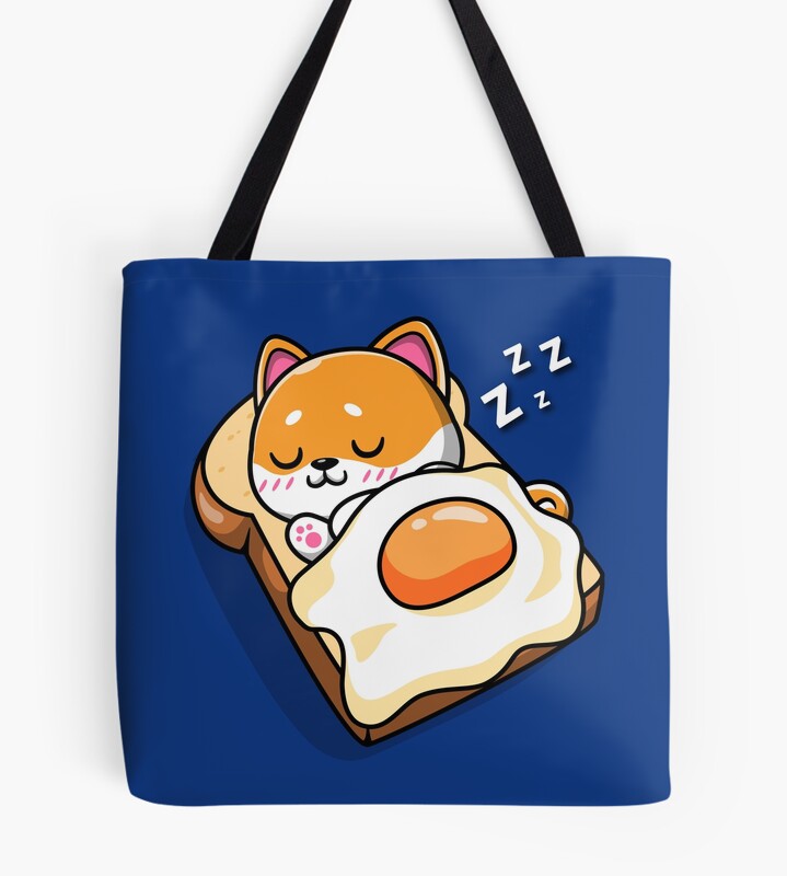 Shiba Inu Sleeping Tote - Shiba Inu Gifts